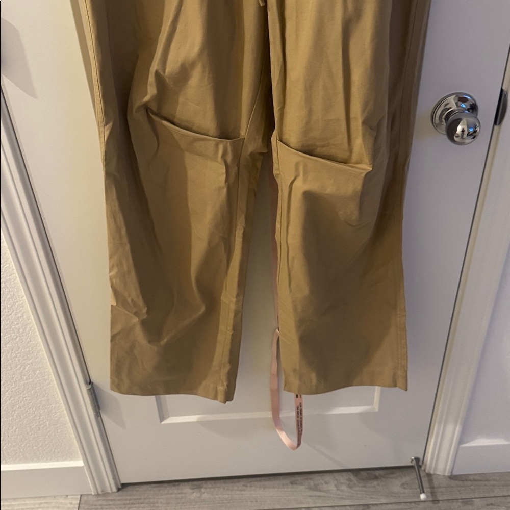 NWT House of CB Luna Drawstring Pants in Camel - Picture 4 of 6